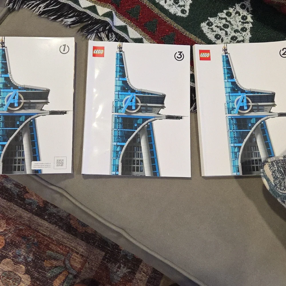 Lego Avengers Tower Instruction Booklets - Blue White - Picture 4 of 4
